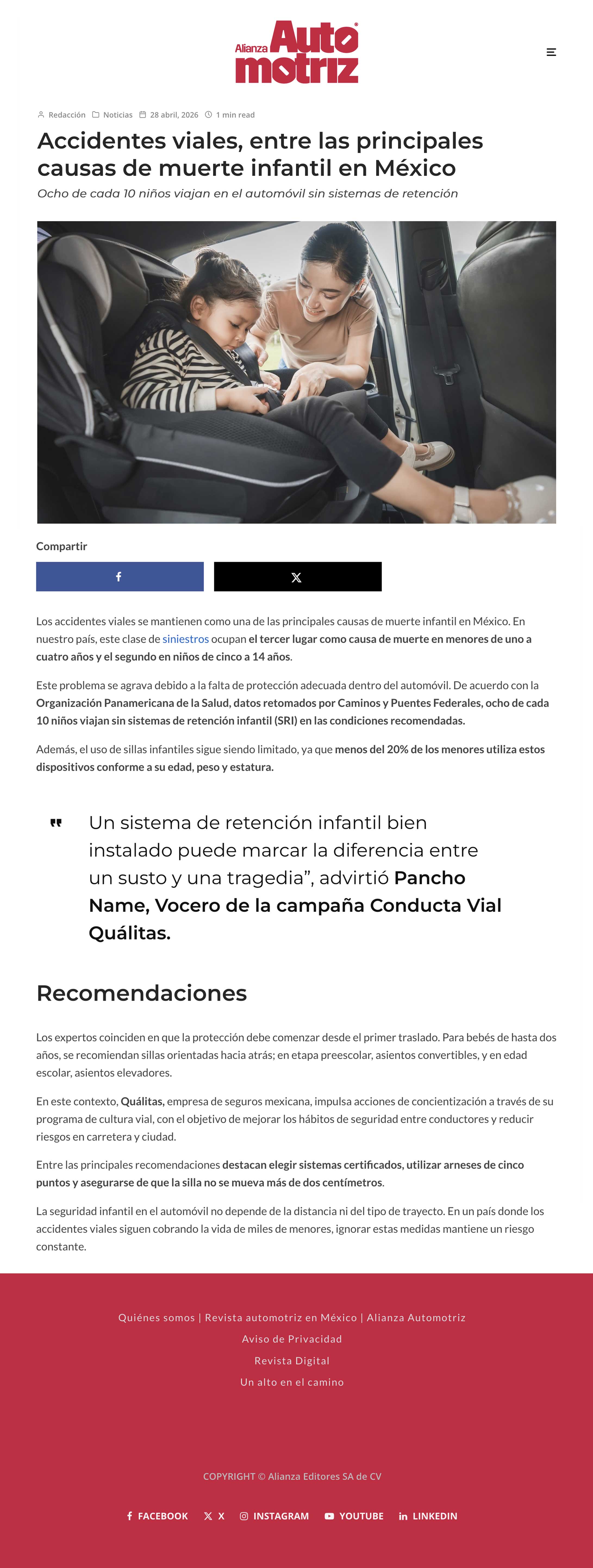 Nota de Prensa